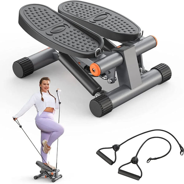 Steppers for Exercise, Stair Stepper with Resistance Bands,300LBS Loading Capacity Fitness Equipment